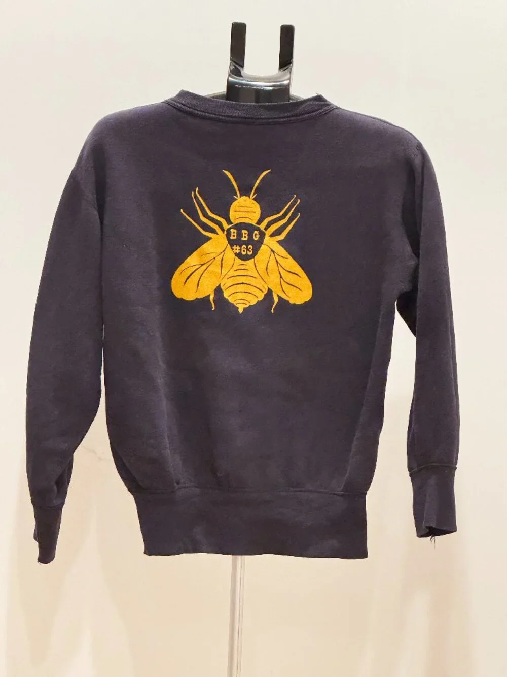 Vintage B'nai B'rith Girls BBG #63 Russell Athletic Sweatshirt Navy Size M - Picture 1 of 11
